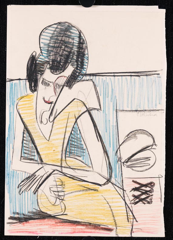 Ernst Ludwig Kirchner - Sitzende am Tisch - Altre immagini