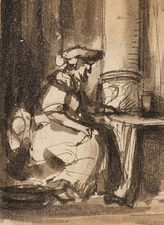 Harmensz. Rembrandt van Rijn - 2 Blätter: Nachfolge - Figürliche Darstellungen - Altre immagini