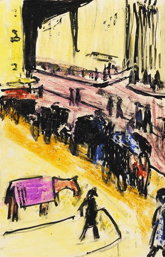 Ernst Ludwig Kirchner - Straßenszene