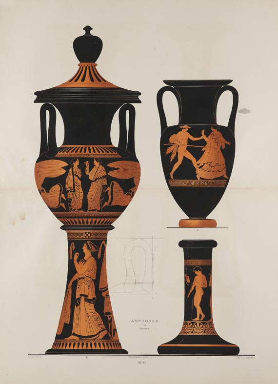 Albert Genick - Griechische Keramik, XL Tafeln.1883 - Altre immagini