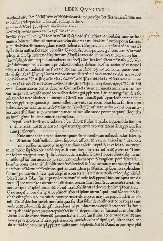 Lucius Coelius Firmianus Lactantius - De divinis institutionibus. 1493   23