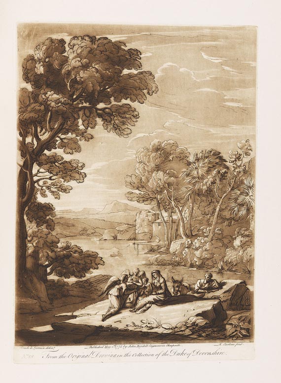 Claude Lorrain - Liber veritatis. 1777-1819. 3 Bde. - Altre immagini
