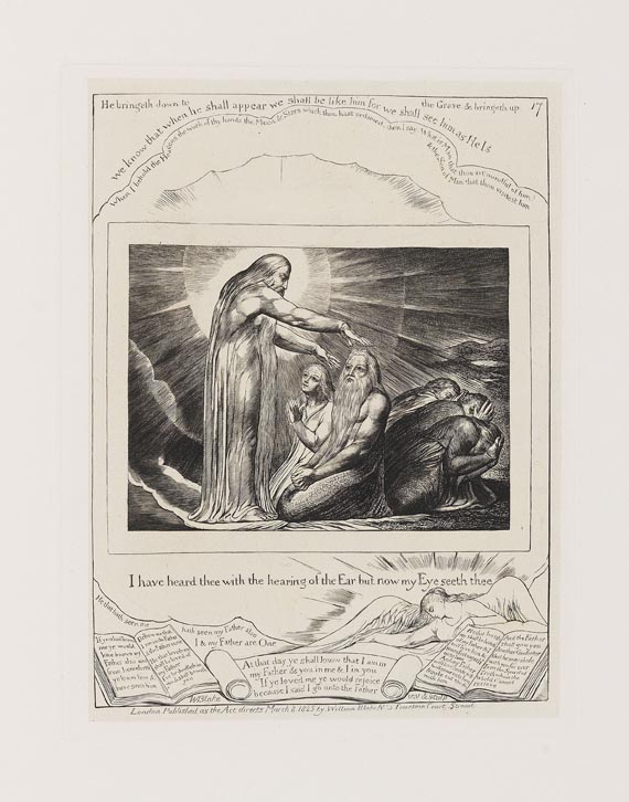 William Blake - Illustrations of the book of Job.