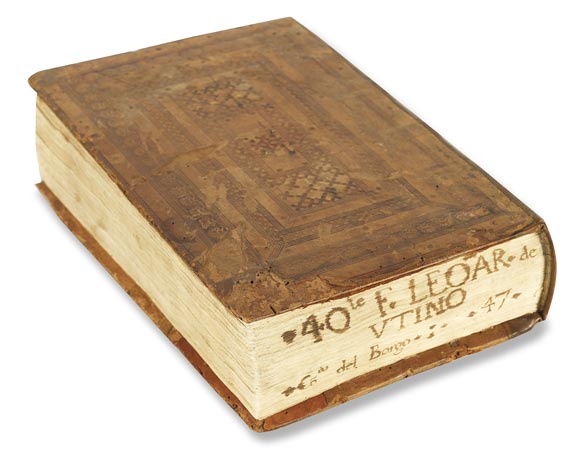  Leonardus de Utino - Sermones. 1479. (C43) - Legatura