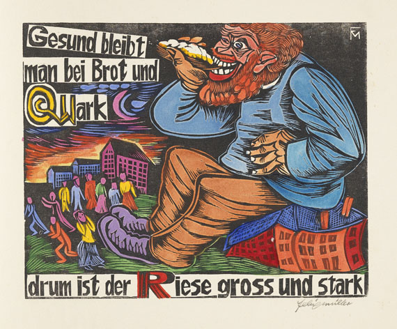 Conrad Felixmüller - Geschütteltes ABC. 1925. - Altre immagini