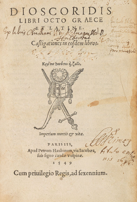  Dioscorides - Libri octo (1549) - Altre immagini