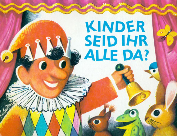 Vojtech Kubasta - 10 Pop-Up Kinderbücher. 1960-1970.