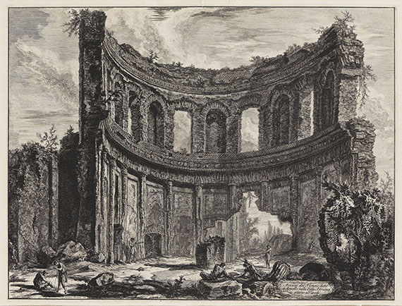 Giovanni Battista Piranesi - Avanzi del Tempio detto di Apollo nella Villa Adriana vicino a Tivoli
