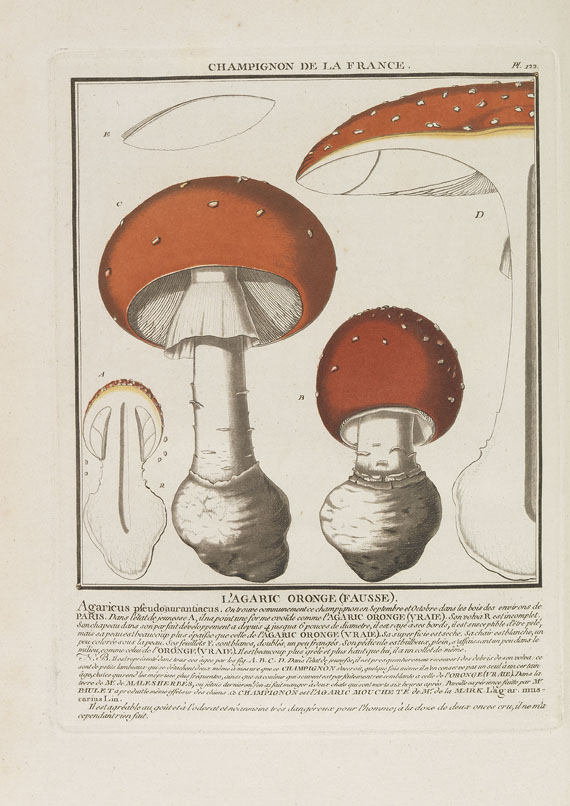 Pierre Bulliard - Histoire des plantes vénéneuses. 1780-84. 2 Bde.