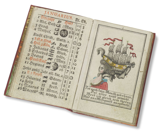   - Hamburgischer Schreib-Kalender. 1783. - Altre immagini