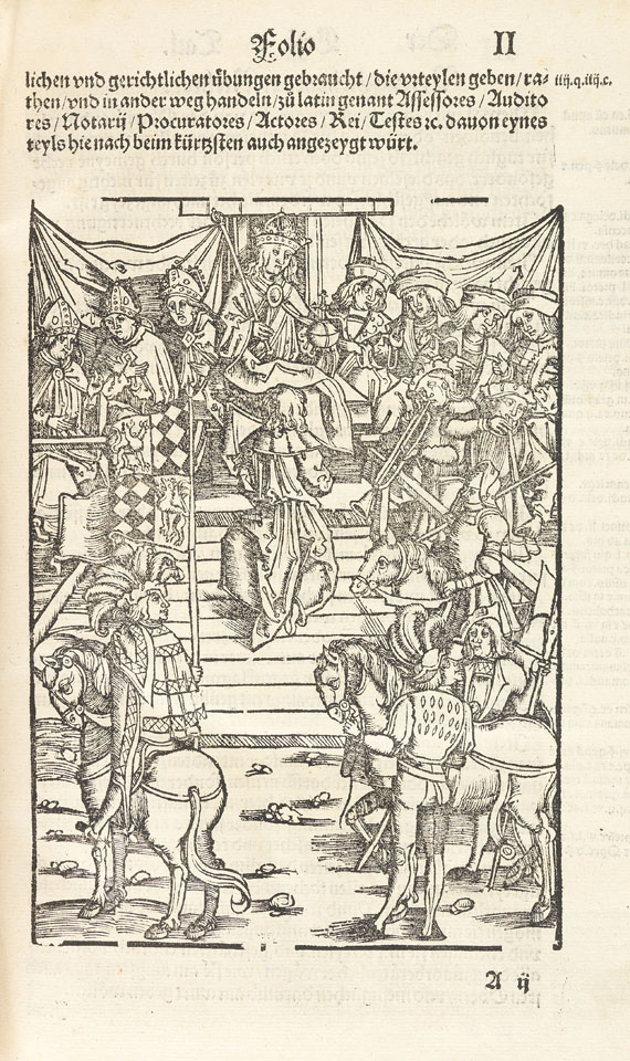 Rechtsbücher - Layenspiegel. 1532