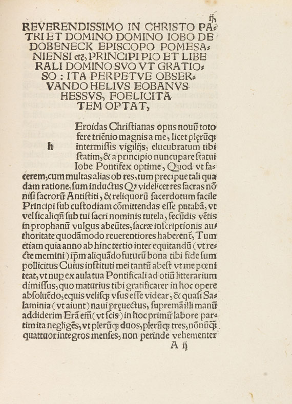 Helius Eobanus Hessus - Heroidum Christianorum epistolae. 1514 - Altre immagini