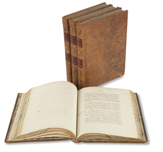  Manuskripte - Landré-Beauvais, A. J., Vorlesungsmitschrift. Ms. 1804. 4 Bde.