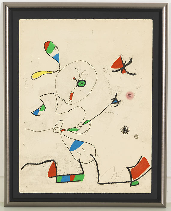 Joan Miró - La Chasse aux Papillons - Cornice