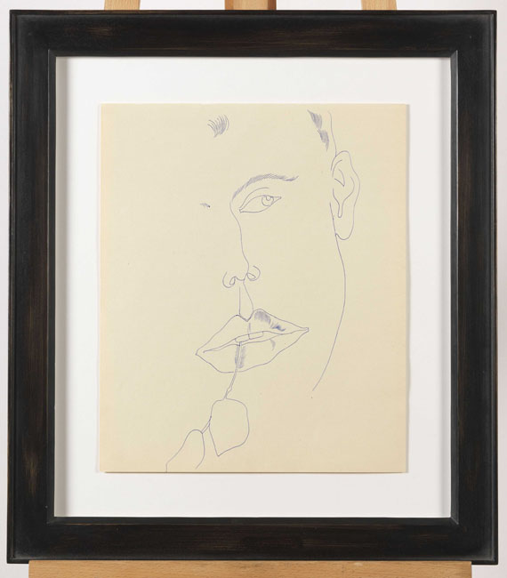 Andy Warhol - Young man with hearts (VII) - Cornice