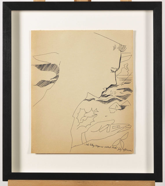 Andy Warhol - Jack Holding Crayons - Cornice