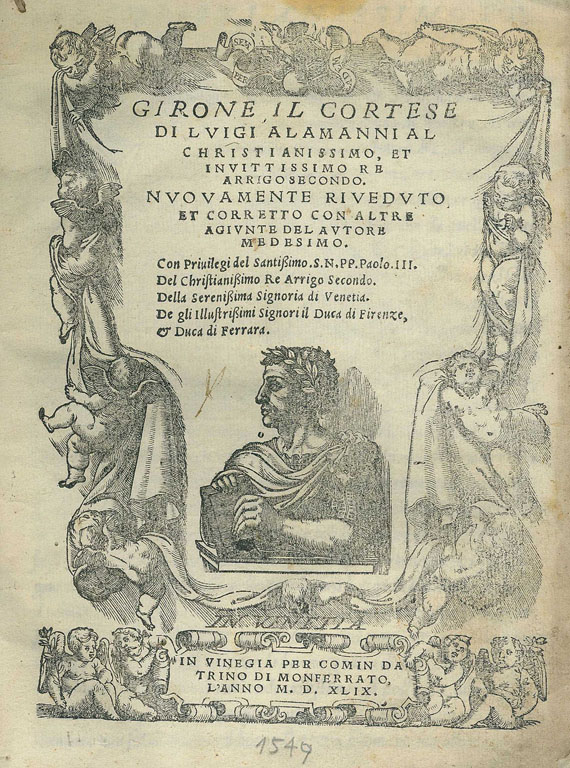 Luigi Alamani - Girono il Cortese. 1549