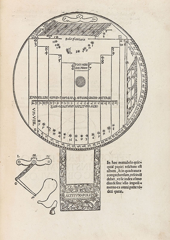 Peter Apian - Quadrans astronomicus. 1532 - Altre immagini