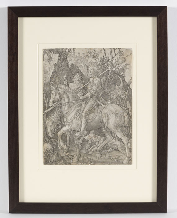 Albrecht Dürer - Der Reiter (Ritter, Tod und Teufel) - Cornice