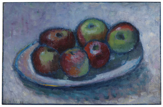 Alexej von Jawlensky - Teller mit Äpfeln (Äpfelstillleben)