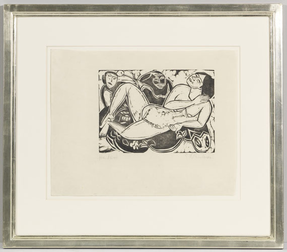 Ernst Ludwig Kirchner - Liegender Akt - Cornice