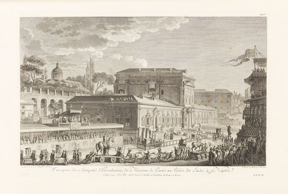 Jean Claude Richard de Saint-Non - Voyage pittoresque ... de Naples et de Sicile. 5 Bde. 1781-86. - Altre immagini