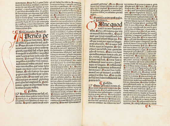  Guillermus Parisiensis - Postilla super epistolas. Basel 1491 - Altre immagini