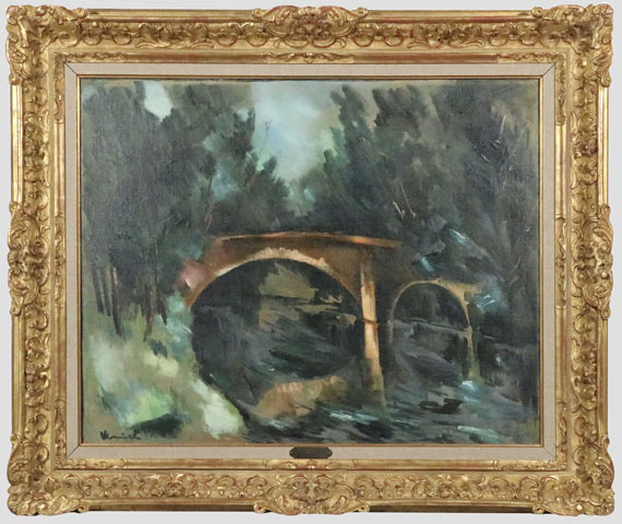 Maurice de Vlaminck - Le Pont de Chatou - Cornice