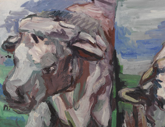 Georg Baselitz - Zwei halbe Kühe - Altre immagini