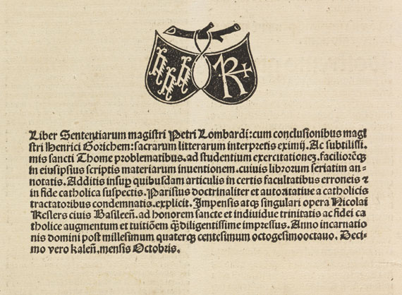  Petrus Lombardus - Sententiarum libri. 1488 - Altre immagini
