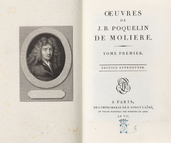 Jean Baptiste Poquelin Molière - Oeuvres. 8 Bde. - Altre immagini