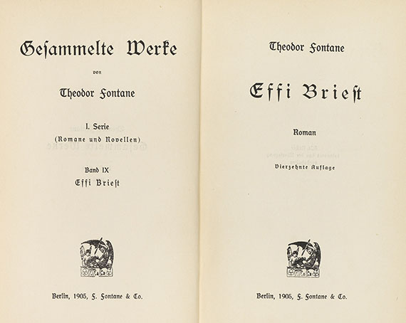 Theodor Fontane - Gesammelte Werke. 21 Bde. - Altre immagini