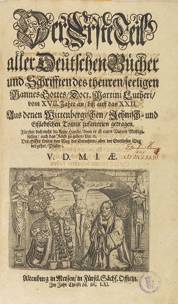 Martin Luther - Deutsche Schriften. 10 Bde. in 7. - Altre immagini