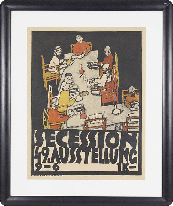 Egon Schiele - Secession 49. Ausstellung - Cornice