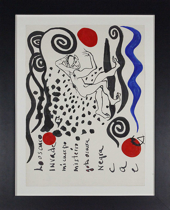 Alexander Calder - Los Oscuro Invade - Cornice
