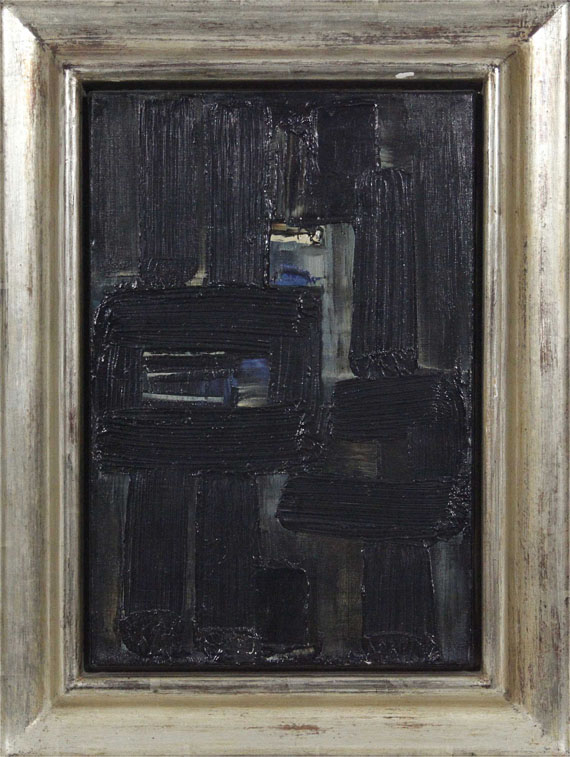 Pierre Soulages - Peinture 33 x 22, 1957 - Cornice