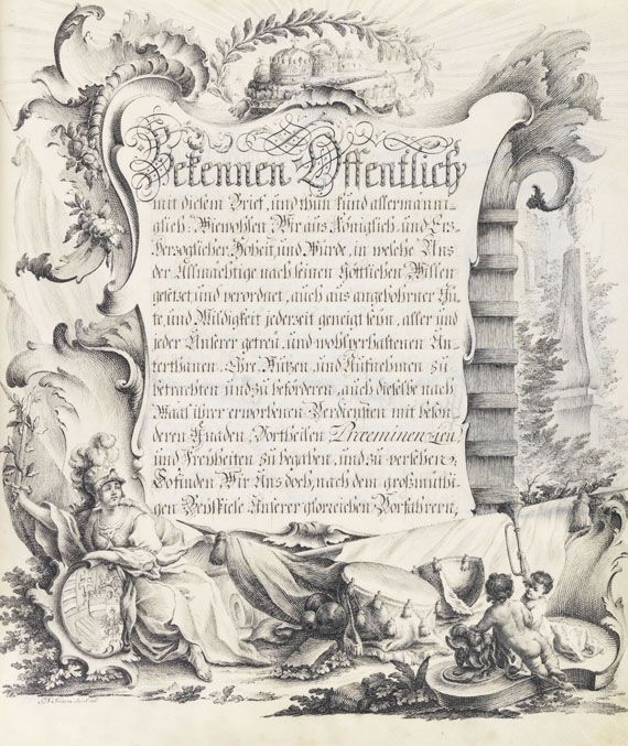  Maria Theresia - Adelsbrief auf Pergament - Altre immagini