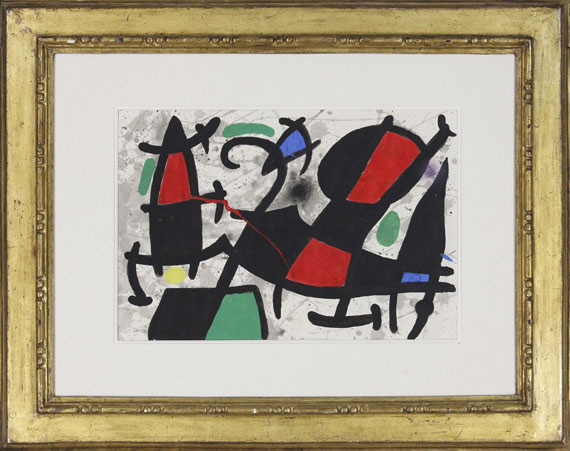 Joan Miró - Ohne Titel - Cornice