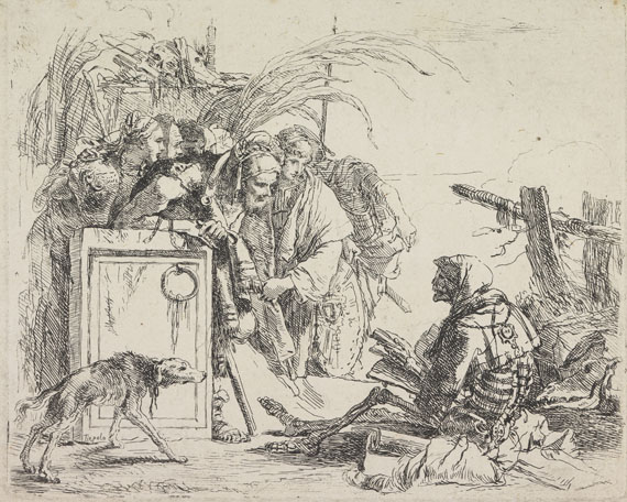 Giovanni Battista Tiepolo - La morte dà udienza