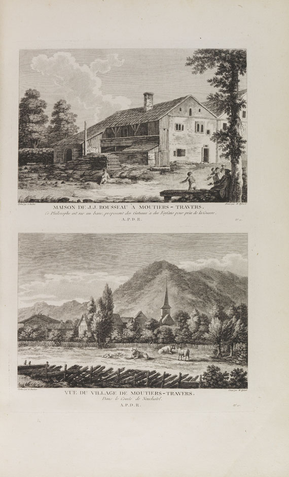 Béat Fidelé Antoine de Zurlauben - Tableaux de la Suisse. 5 Bände in 4 - Altre immagini