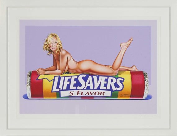 Mel Ramos - Life Saver - Cornice
