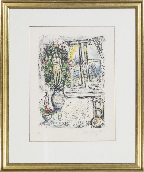 Marc Chagall - La fenêtre entrouverte - Cornice
