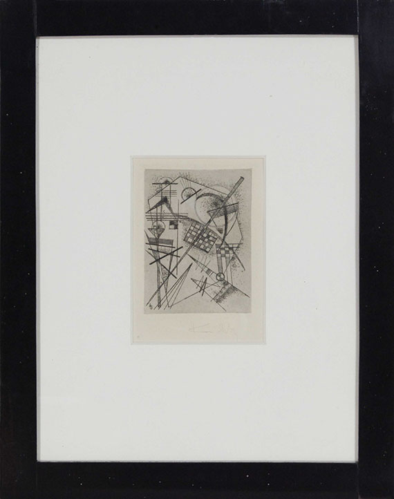 Wassily Kandinsky - Radierung für die "Deutsche Kunstgemeinschaft" - Cornice