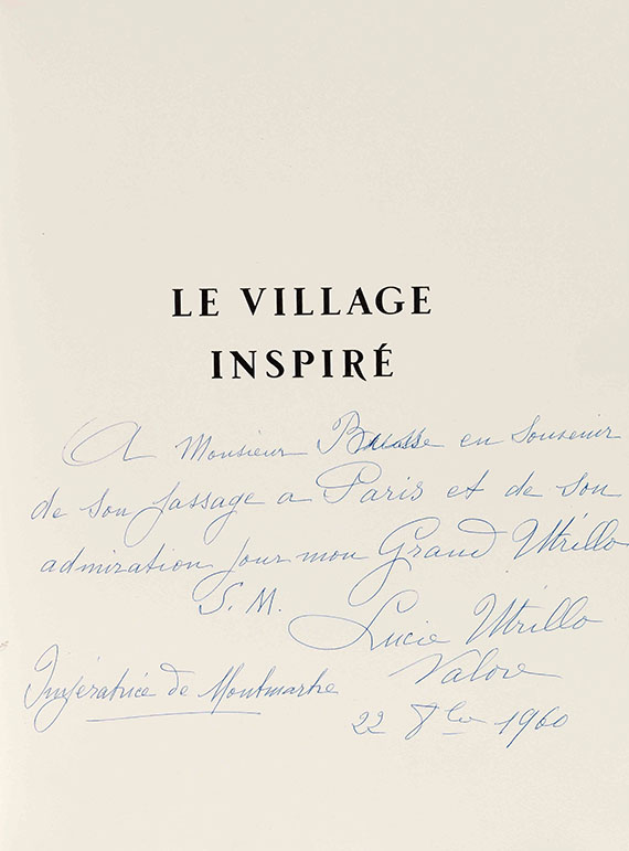 Jean Vertex - Le Village inspiré. Illustriert von Utrillo - Altre immagini