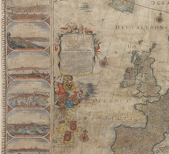 Frederick de Wit - Nova et accurata totius Europae tabula (Wandkarte) - Altre immagini