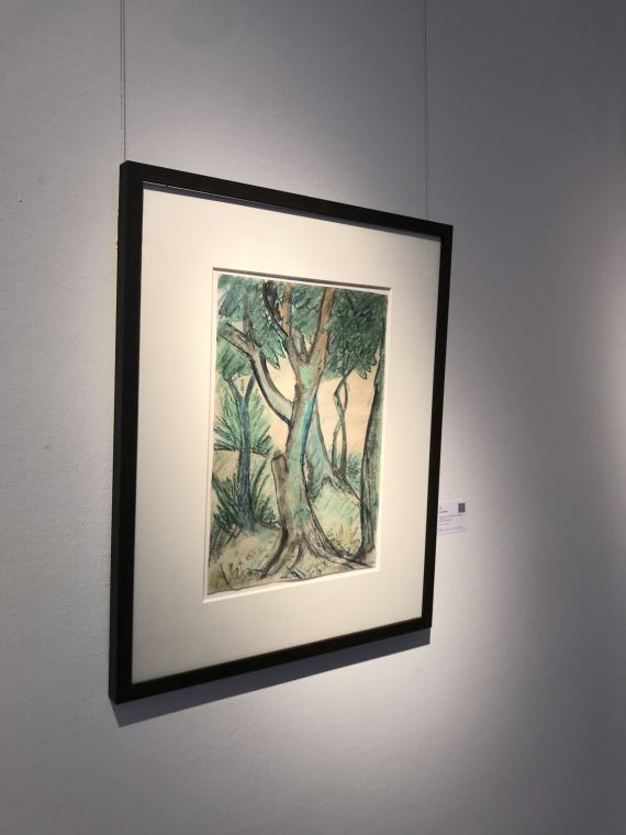 Otto Mueller - Wald/Landschaft mit Bäumen im Vordergrund - Altre immagini