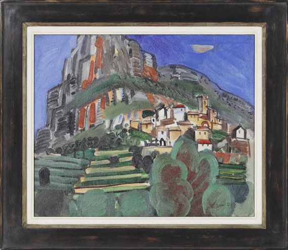 Raoul Dufy - Paysage de Saint-Jeannet - Cornice
