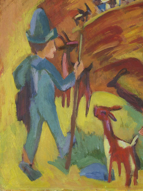 Ernst Ludwig Kirchner - Heimkehrende Ziegenherde - Altre immagini