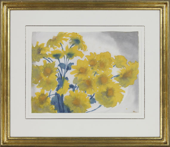 Emil Nolde - Gelbe Blüten (Rudbeckia) - Cornice