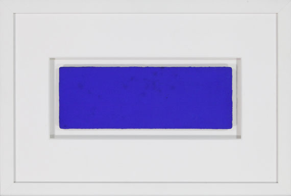 Yves Klein - Monochrome bleu sans titre (IKB 316) - Cornice